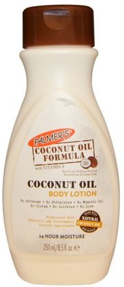 Palmers, Coconut Oil Formula, Body Lotion, 8.5 fl oz (250 ml) ,حمام، الجمال، زيت جوز الهند الجلد، غسول الجسم