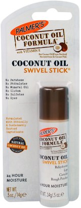 Palmers, Coconut Oil Swivel Stick.5 oz (14 g) ,حمام، الجمال، زيت جوز الهند الجلد