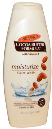 Palmers, Moisturize Body Wash with Vitamin E, 13.5 fl oz (400 ml) ,حمام، الجمال، هلام الاستحمام