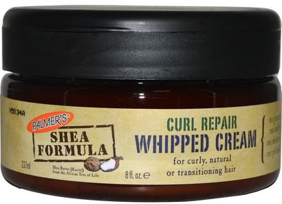 Palmers, Shea Formula, Curl Repair, Whipped Cream, 8 fl oz (237 ml) ,حمام، الجمال، الشعر، فروة الرأس، الشامبو، مكيف، مكيفات