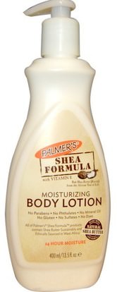Palmers, Shea Formula, Moisturizing Body Lotion, 13.5 fl oz (400 ml) ,حمام، الجمال، غسول الجسم، زبدة الشيا