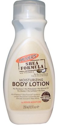 Palmers, Shea Formula with Vitamin E, Moisturizing Body Lotion, 8.5 fl oz (250 ml) ,حمام، الجمال، غسول الجسم، زبدة الشيا