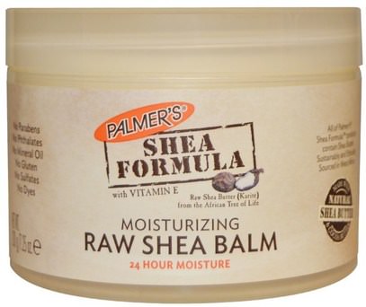 Palmers, Shea Formula with Vitamin E, Moisturizing Raw Shea Balm, 7.25 oz (200 g) ,الصحة، الجلد، زبدة الجسم، حمام، الجمال، زبدة الشيا
