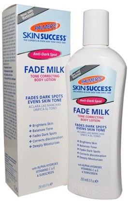 Palmers, Skin Success, Fade Milk, Tone Correcting Body Lotion, 8.5 fl oz (250 ml) ,الصحة، الجلد، غسول الجسم