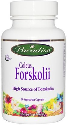 Paradise Herbs, Coleus Forskolii, 60 Veggie Caps ,الأعشاب، كوليوس فورسكهليي