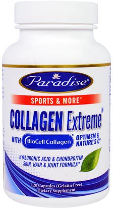 Paradise Herbs, Collagen Extreme with BioCell Collagen, 120 Capsules ,الجمال، العناية بالوجه، الكريمات المستحضرات، الأمصال، نوع البشرة مكافحة الشيخوخة الجلد