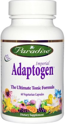 Paradise Herbs, Imperial Adaptogen, 60 Veggie Caps ,الصحة، الدعم المناعي، أشواغاندا ويثانيا سومنيفيرا، أشواغاندا