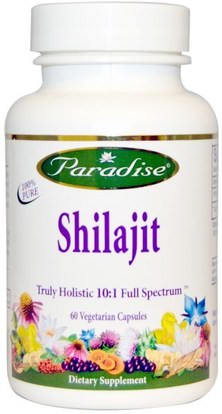 Paradise Herbs, Shilajit, 60 Veggie Caps ,والصحة، والطاقة
