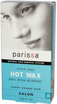 Parissa, Natural Hair Removal System, Hot Wax, 4 oz (120 g) ,حمام، الجمال، الحلاقة، شرائط الشمع إزالة الشعر