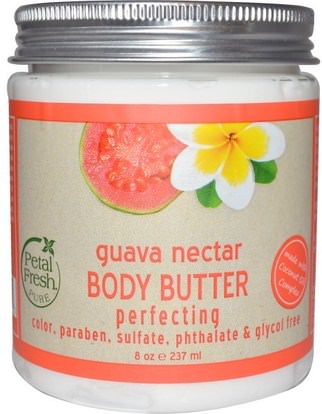Petal Fresh, Body Butter, Perfecting, Guava Nectar, 8 oz (237 ml) ,والصحة، والجلد، والزبدة الجسم