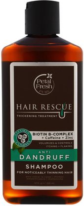 Petal Fresh, Hair Rescue Thickening Treatment, Anti Dandruff Shampoo, 12 fl oz (355 ml) ,حمام، الجمال، الشعر، فروة الرأس، الشامبو، مكيف