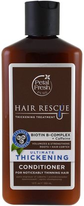 Petal Fresh, Hair Rescue, Ultimate Thickening Conditioner, Volumizes + Strengthens, 12 fl oz (355 ml) ,حمام، الجمال، الشعر، فروة الرأس، الشامبو، مكيف، مكيفات