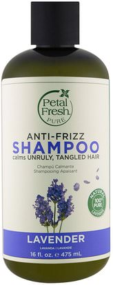 Petal Fresh, Pure, Anti-Frizz Shampoo, Lavender, 16 fl oz (475 ml) ,حمام، الجمال، الشعر، فروة الرأس، الشامبو، مكيف