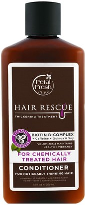 Petal Fresh, Pure, Hair Rescue, Thickening Treatment Conditioner, for Chemically Treated Hair, 12 fl oz (355 ml) ,حمام، الجمال، الشعر، فروة الرأس، الشامبو، مكيف