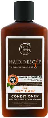 Petal Fresh, Pure Hair Rescue, Thickening Treatment Conditioner, for Dry Hair, 12 fl oz (355 ml) ,حمام، الجمال، الشعر، فروة الرأس، الشامبو، مكيف