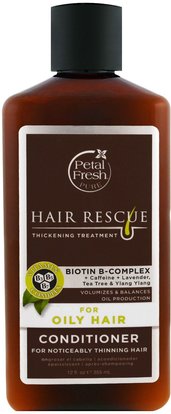 Petal Fresh, Pure, Hair Rescue, Thickening Treatment Conditioner, for Oily Hair, 12 fl oz (355 ml) ,حمام، الجمال، الشعر، فروة الرأس، الشامبو، مكيف