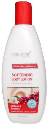 Petal Fresh, Softening Body Lotion, White Cherry Blossom, 10 fl oz (300 ml) ,حمام، الجمال، غسول الجسم