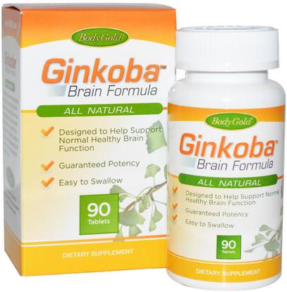 Pharmaton Natural Health, Ginkoba Brain Formula, 90 Tablets ,الصحة، اضطراب نقص الانتباه، إضافة، أدهد، الدماغ، الذاكرة، الأعشاب، الجنكة بيلوبا