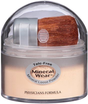 Physicians Formula, Inc., Mineral Wear, Loose Powder, Translucent Light, SPF 16, 0.49 oz (14 g) ,حمام، الجمال، ماكياج