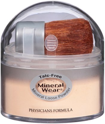 Physicians Formula, Inc., Mineral Wear, Loose Powder, Translucent Medium, SPF 16, 0.49 oz (14 g) ,حمام، الجمال، ماكياج