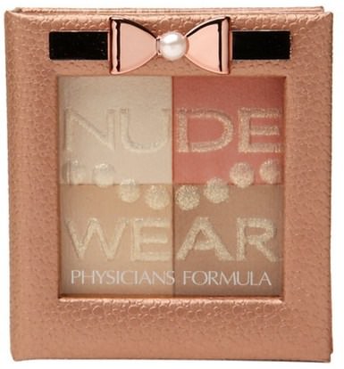 Physicians Formula, Inc., Nude Wear, Touch of Glow Palette, Medium, 0.24 oz (7 g) ,حمام، الجمال، ماكياج، وميض / مسحوق برونزي، استحى