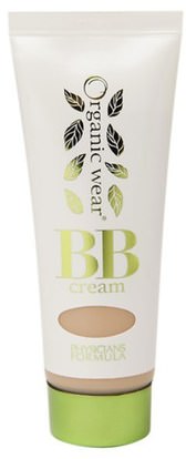 Physicians Formula, Inc., Organic Wear, BB All-in-1 Beauty Balm Cream, Light, 1.2 fl oz (35 ml) ,حمام، الجمال، ماكياج، السائل ماكياج