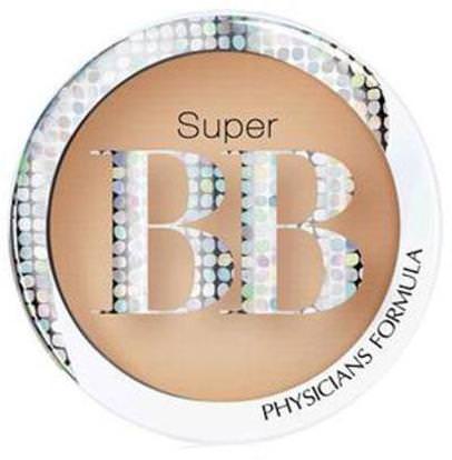 Physicians Formula, Inc., Super BB, All-in-1 Beauty Balm Powder, Light/Medium, 0.29 oz (8.3 g) ,الجمال، العناية بالوجه، سف العناية بالوجه، حمام، ماكياج، مسحوق مضغوط