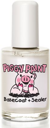 Piggy Paint, Nail Polish, Basecoat, 0.5 fl oz (15 ml) ,حمام، الجمال، ماكياج، طلاء الأظافر
