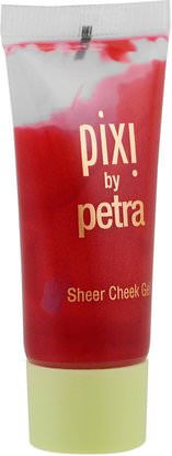 Pixi Beauty, Sheer Cheek Gel, Rosy, 0.45 oz (12.75 g) ,حمام، الجمال، ماكياج، استحى