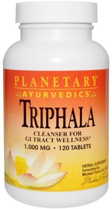 Planetary Herbals, Ayurvedics, Triphala, 1,000 mg, 120 Tablets ,الصحة، السموم، تريفالا