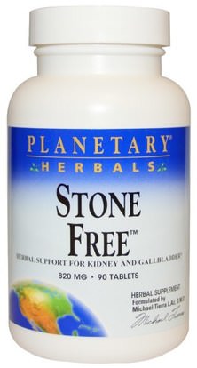 Planetary Herbals, Stone Free, 820 mg, 90 Tablets ,الأعشاب، جذر الحصى، الجذر الخطمي