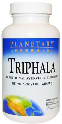 Planetary Herbals, Triphala, Powder, 6 oz (170.1 g) ,الصحة، السموم، تريفالا
