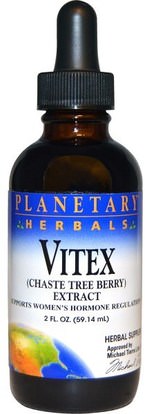 Planetary Herbals, Vitex Extract, (Chaste Tree Berry), 2 fl oz (59.14 ml) ,الأعشاب، التوت العفريت