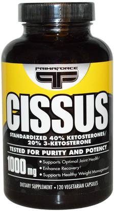 Primaforce, Cissus, 1000 mg, 120 Veggie Caps ,المكملات الغذائية، مضادات الأكسدة، الرياضة