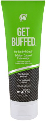 Pro Tan USA, Get Buffed, Pre-Tan Body Scrub, Skin Balancing Exfoliator, Step 1, 8 fl oz (237 ml) ,حمام، الجمال
