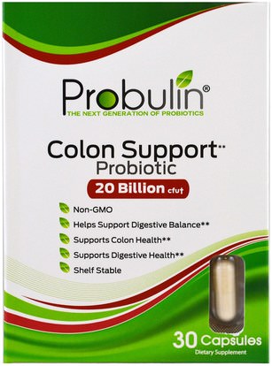 Probulin, Colon Support, Probiotic, 30 Capsules ,المكملات الغذائية، البروبيوتيك