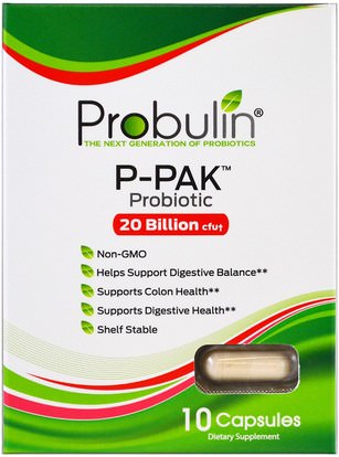 Probulin, P-Pak, Probiotic, 10 Capsules ,المكملات الغذائية، البروبيوتيك