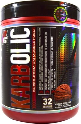 ProSupps, Karbolic, Super Premium Muscle Fuel, Chocolate, 4.5 lbs (2048 g) ,والرياضة، تجريب، بالكهرباء شرب التجديد