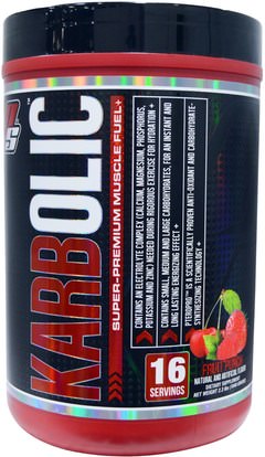 ProSupps, Karbolic, Super-Premium Muscle Fuel, Fruit Punch, 2.3 lbs (1040 g) ,الرياضة، تجريب، الرياضة