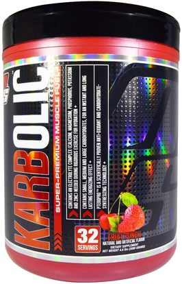ProSupps, Karbolic, Super Premium Muscle Fuel, Fruit Punch, 4.6 lbs (2080 g) ,الرياضة، تجريب، الرياضة