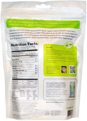 Herb-sa Vega, Protein Smoothie, Oh Natural, 8.9 oz (252 g)