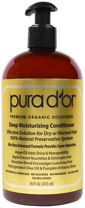 Pura Dor, Deep Moisturizing Conditioner, 16 fl oz (473 ml) ,حمام، الجمال، مكيفات