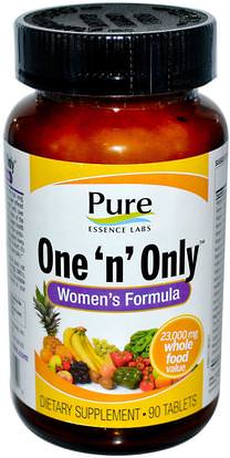 Pure Essence, One n Only, Womens Formula, 90 Tablets ,الفيتامينات، النساء الفيتامينات