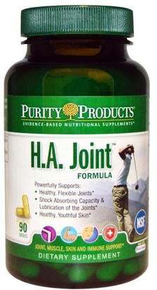 Purity Products, H.A. Joint Formula, 90 Capsules ,الصحة، العظام، هشاشة العظام، الصحة المشتركة، نساء، هيالورونيك