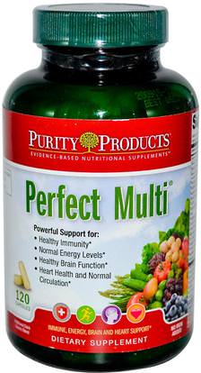Purity Products, Perfect Multi, 120 Capsules ,الفيتامينات، الفيتامينات