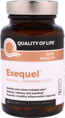 Quality of Life Labs, Exequel, 21 mg, 30 Veggie Caps ,الصحة، الجلد