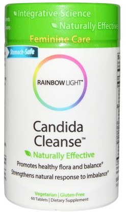 Rainbow Light, Candida Cleanse, 60 Tablets ,الصحة، السموم