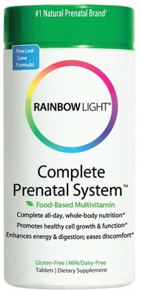 Rainbow Light, Complete Prenatal System, Food-Based Multivitamin, 360 Tablets ,الفيتامينات، الفيتامينات قبل الولادة، النساء