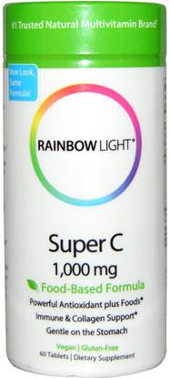 Rainbow Light, Super C, 1,000 mg, 60 Tablets ,الفيتامينات، فيتامين ج