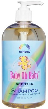 Rainbow Research, Baby Oh Baby, Herbal Shampoo, Scented, 16 fl oz ,حمام، الجمال، الشامبو